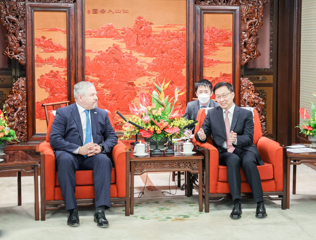 韓正見洪都拉斯外長雷納洪方將奉行一個中國原則– 新華澳報